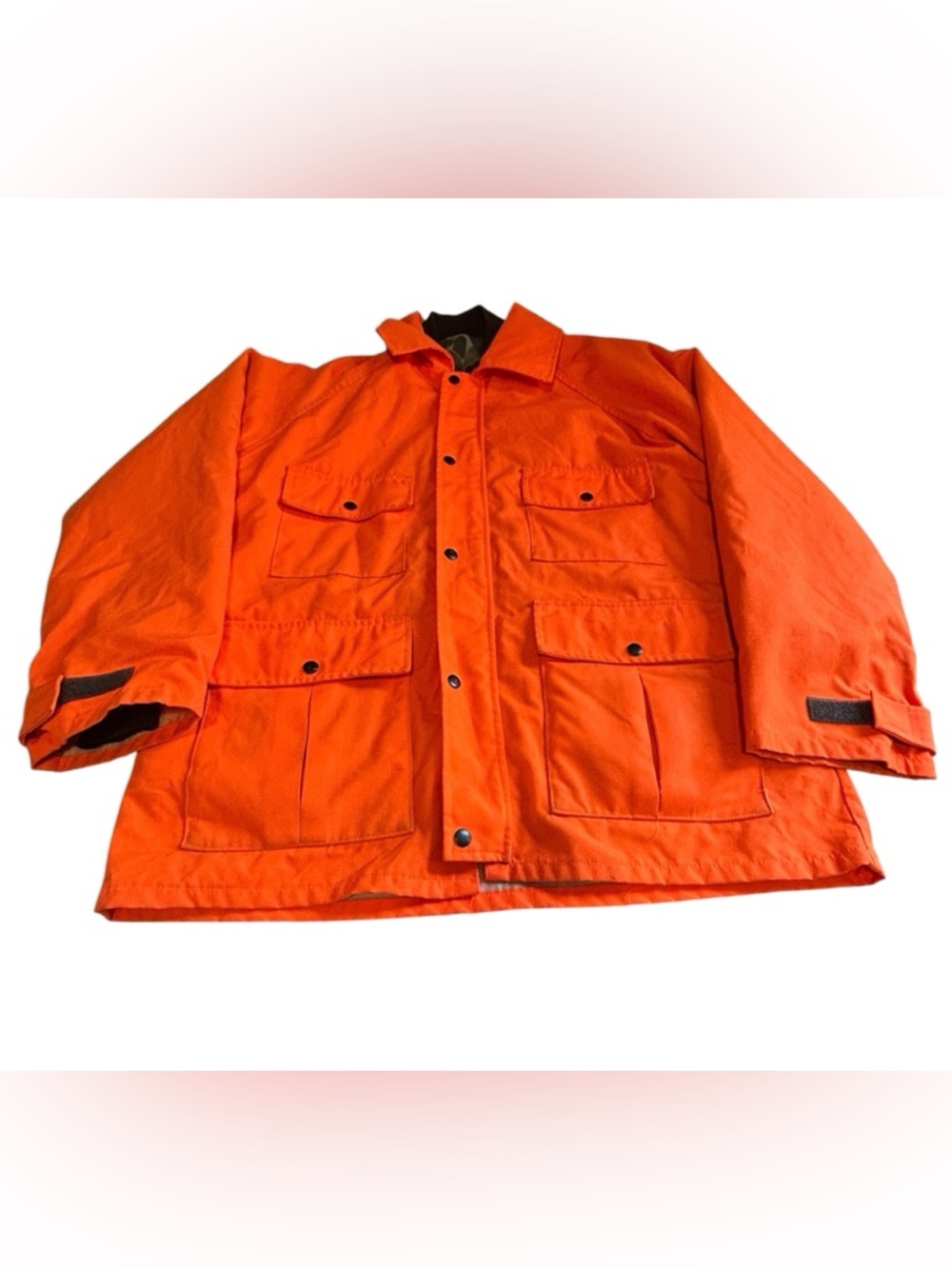 Winchester Blaze Orange Hunting Jacket w Camo Liner Mens M